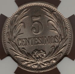 Image #1 of 5 Centesimos 1909 A