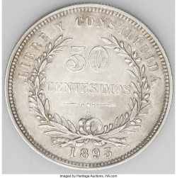 50 Centesimos 1893