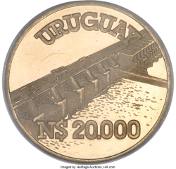 Image #2 of [PROOF] 20000 Nuevos Pesos 1983 So