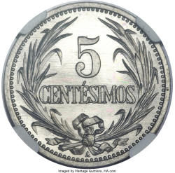Image #1 of [PROOF] 5 Centesimos 1901 A