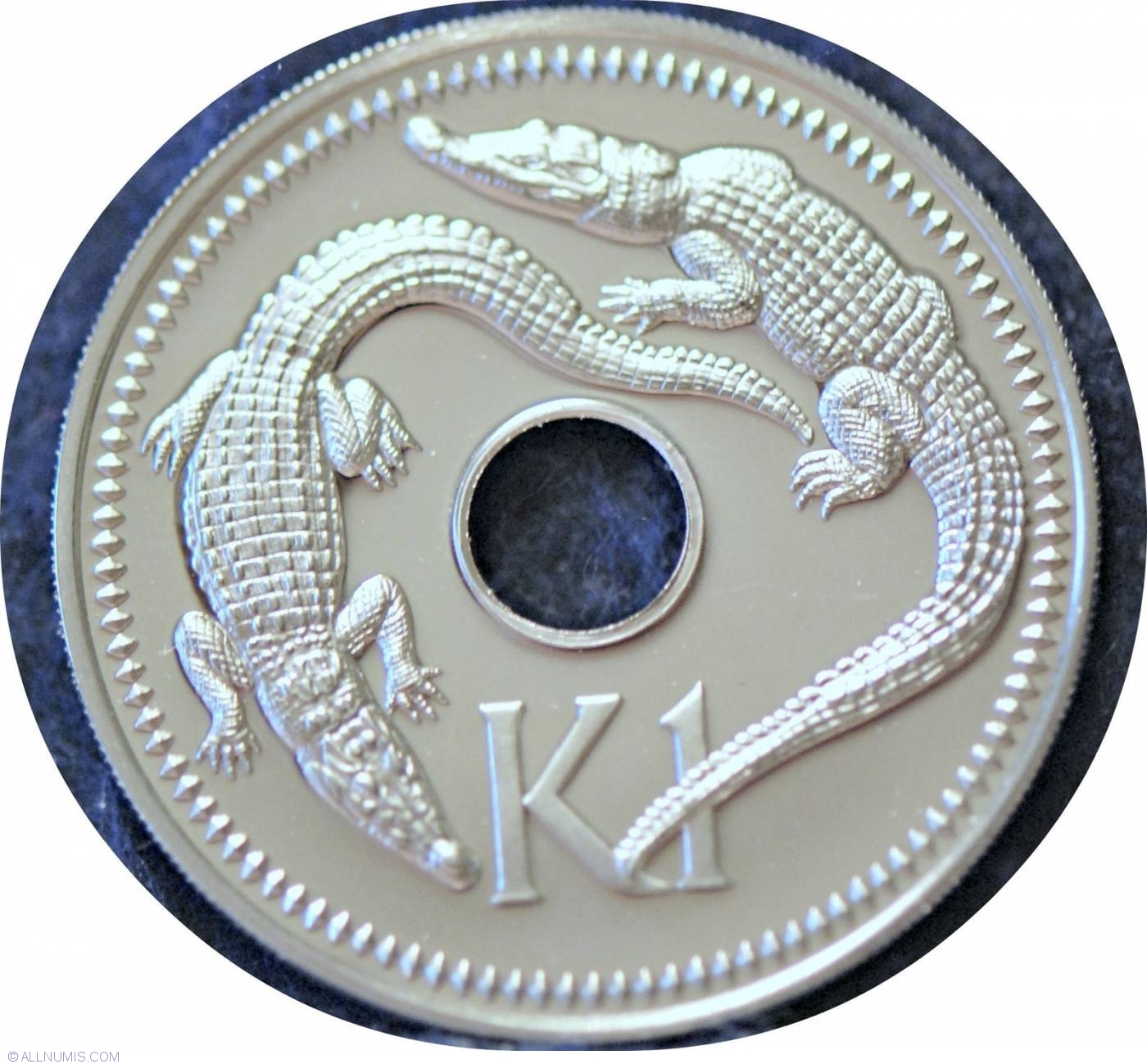 1 Kina 1975, Independent State (1975-present) - Papua New Guinea - Coin