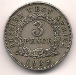 Image #1 of 3 Pence 1938 KN