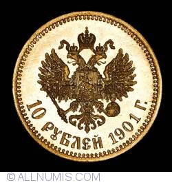 Image #2 of 10 Roubles 1901