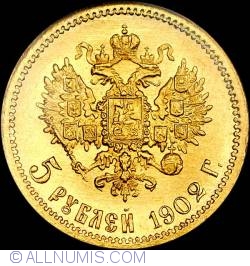 Image #2 of 5 Roubles 1902