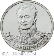 2 Ruble 2012 - Generalul Cavaleriei L.l. Bennigsen