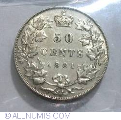Image #2 of 50 Cents 1881 H