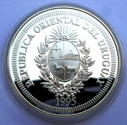 Image #2 of 200 Pesos Uruguayos 1995 - 50th Anniversary of United Nations