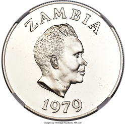 Image #2 of [PROOF] 5 Kwacha 1979 - Conservare