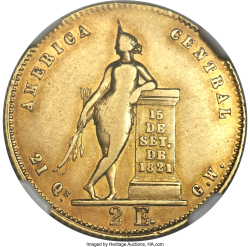 Image #2 of 2 Escudos 1855 GW