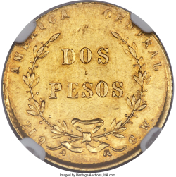 2 Pesos 1867 GW