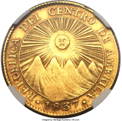 Image #1 of [Countermark] 4 Escudos (1841-42) 1828-37