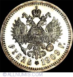 Image #2 of 1 Rouble 1909