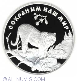 Image #2 of 3 Ruble 1996 - Tigru Siberian