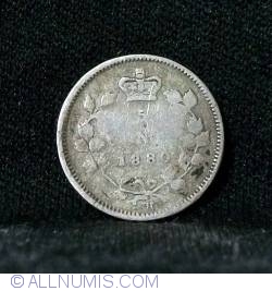 Image #1 of 5 Cents 1880 H