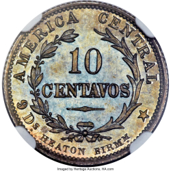 10 Centavos 1889 H
