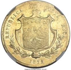 10 Pesos 1872 GW