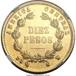 10 Pesos 1876 GW