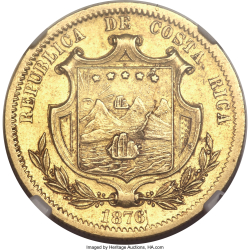 Image #2 of 10 Pesos 1876 GW