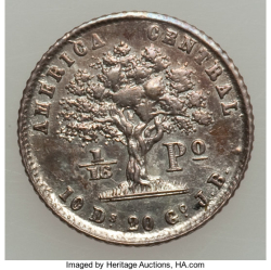 Image #2 of 1/16 Peso 1855 JB