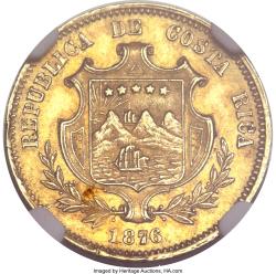 2 Pesos 1876 GW