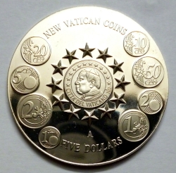 Image #1 of 5 Dollars 2004 - New Vatican Euro