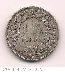 Image #1 of 1 Franc 1909