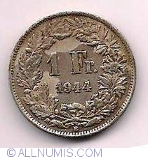 Image #2 of 1 Franc 1944