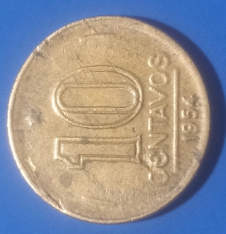 Image #1 of 10 Centavos 1954