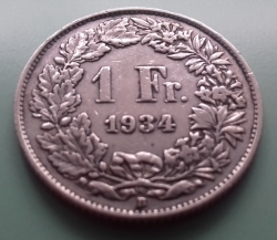 Image #1 of 1 Franc 1934