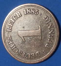 Image #1 of 1 Pfennig 1885 A