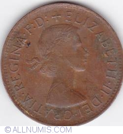 1 Penny 1955 (p) dot after penny