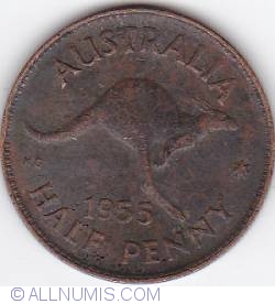 Image #1 of 1/2 Penny 1955