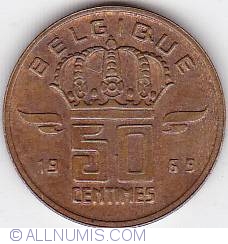 Image #1 of 50 Centimes 1969 (Belgique)