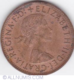 1 Penny 1956 (p) - dot after penny