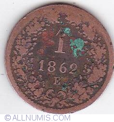 1 Kreuzer 1862 E