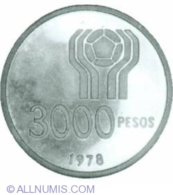 Image #2 of 3000 Pesos 1978