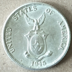 20 Centavos 1945 D