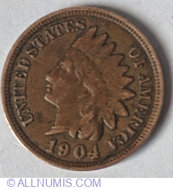 Image #1 of Indian Head Cent 1904