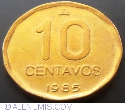 Image #1 of 10 Centavos 1985