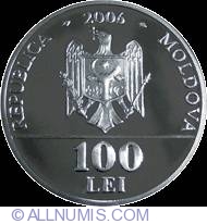 100 Lei 2006 - Aniversarea a 15 ani de la înfiinţarea Băncii Naţionale a Moldovei