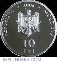 Image #1 of 10 Lei 2006 - Red Book of Moldova Republic - Bustard