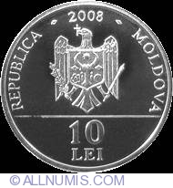 Image #1 of 10 Lei 2008 - Cartea Rosie a Republicii Moldova - Nufăr alb