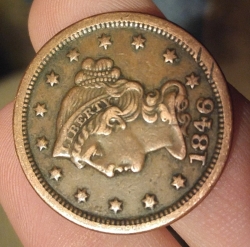 Braided Hair Cent 1846