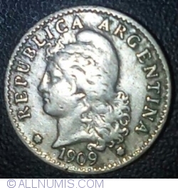 Image #1 of 5 Centavos 1909