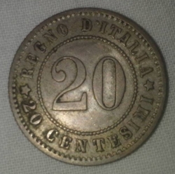 Image #1 of 20 Centesimi 1894 R