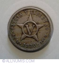 Image #1 of 5 Centavos 1920