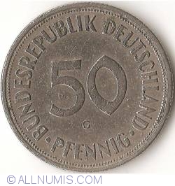 Image #1 of 50 Pfennig 1970 G