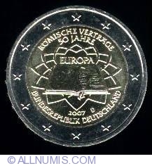2 Euro 2007 D - Aniversarea a 50 de ani a Tratatului de la Roma