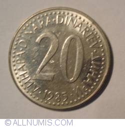 20 Dinari 1985