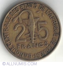 Image #1 of 25 Francs 1990